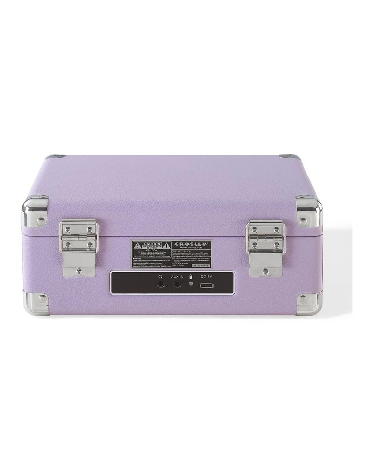 Cruiser Portable Retro Cd Player With Stereo Bluetooth FM Radio Speakers in Lavender image 4