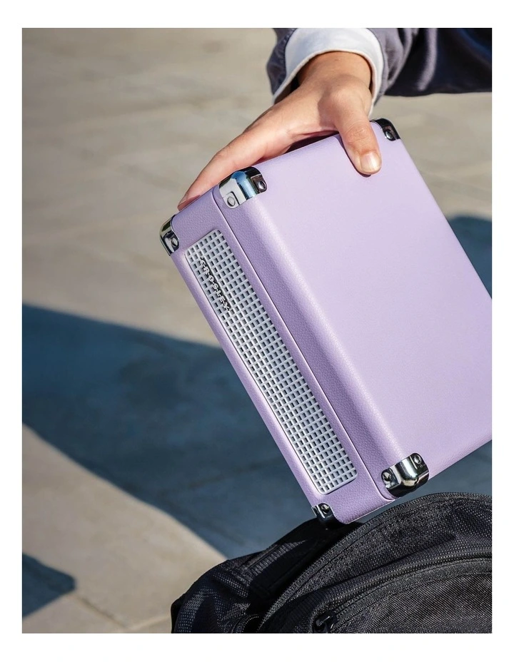 Cruiser Portable Retro Cd Player With Stereo Bluetooth FM Radio Speakers in Lavender image 7