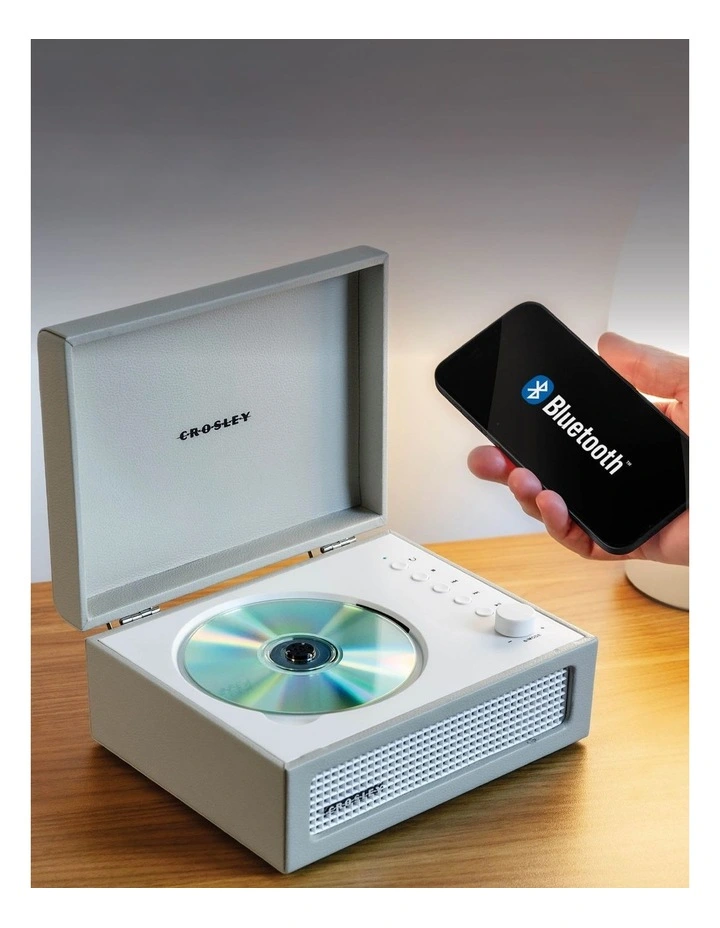 Stereo Bluetooth Speakers, FM Radio Voyager Portable Retro CD Player image 6