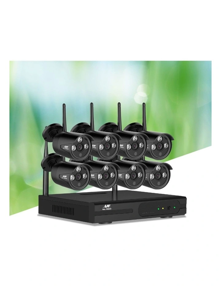 Wireless CCTV Security System 8CH NVR 3MP 8 Cameras image 3