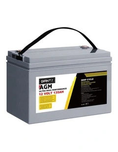 Portable Solar Caravan Camping AGM 12V 135Ah Deep Cycle Battery Box