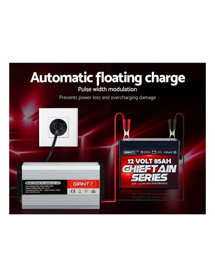 30 Amp ATV 4WD Boat Caravan 12V 30A Car Battery Charger Inverter image 7