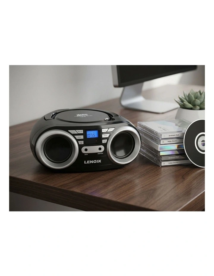 Portable CD Player in Black image 2