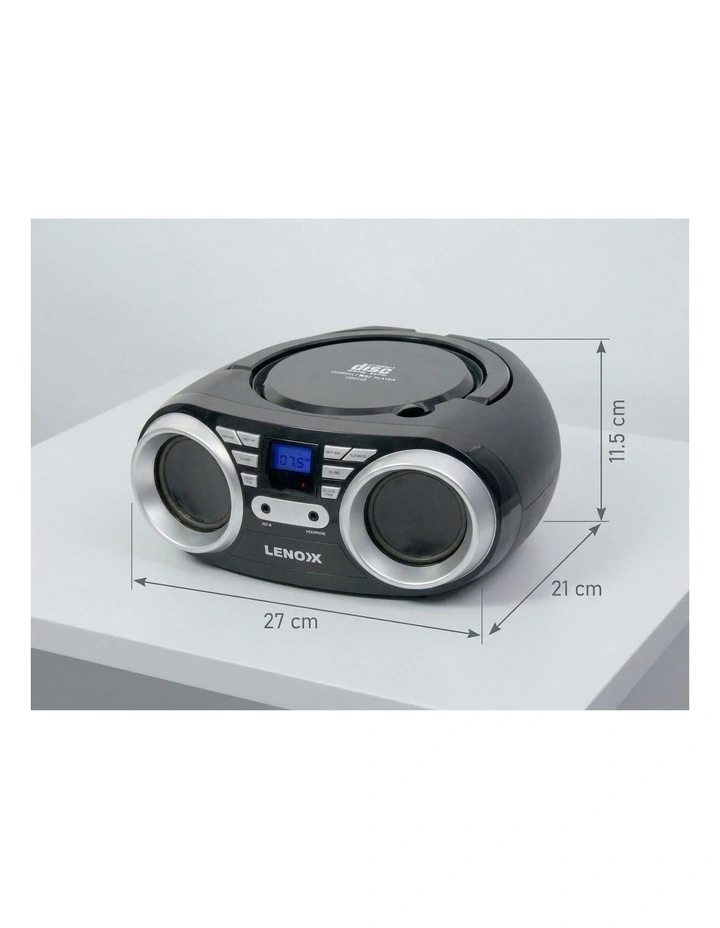 Portable CD Player in Black image 3