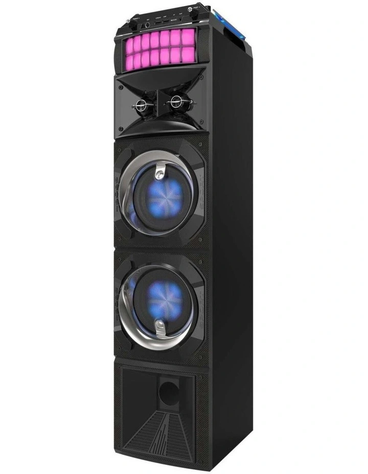Led Stage Lights Portable Wireless Streaming Speaker With 80W RMS in Black image 1