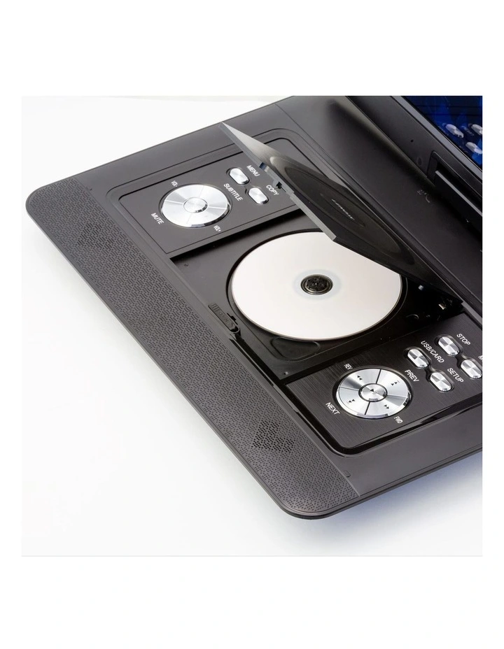 15.4 Swivel & Screen, Rechargeable Entertainment Portable Dvd Player in Black image 7
