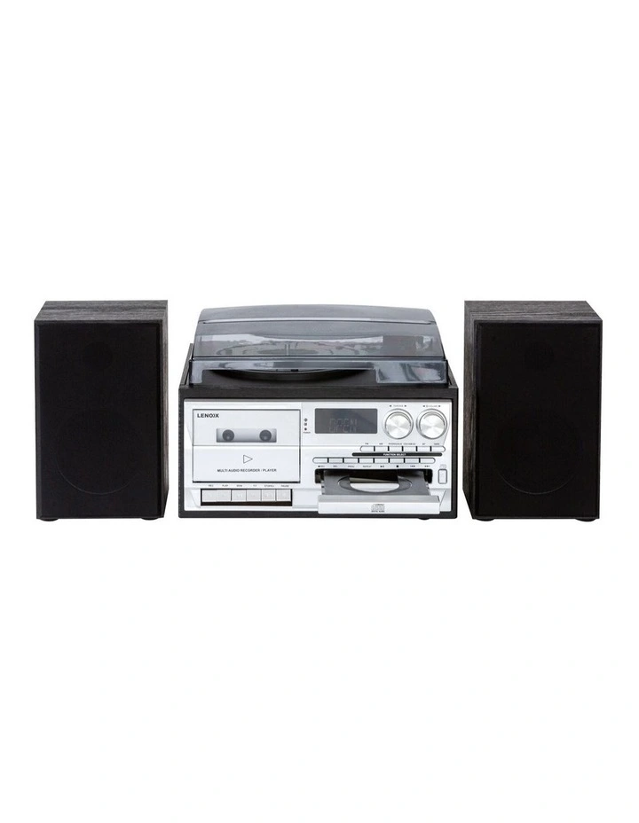 Audio Home Entertainment System Turntable in Black image 3
