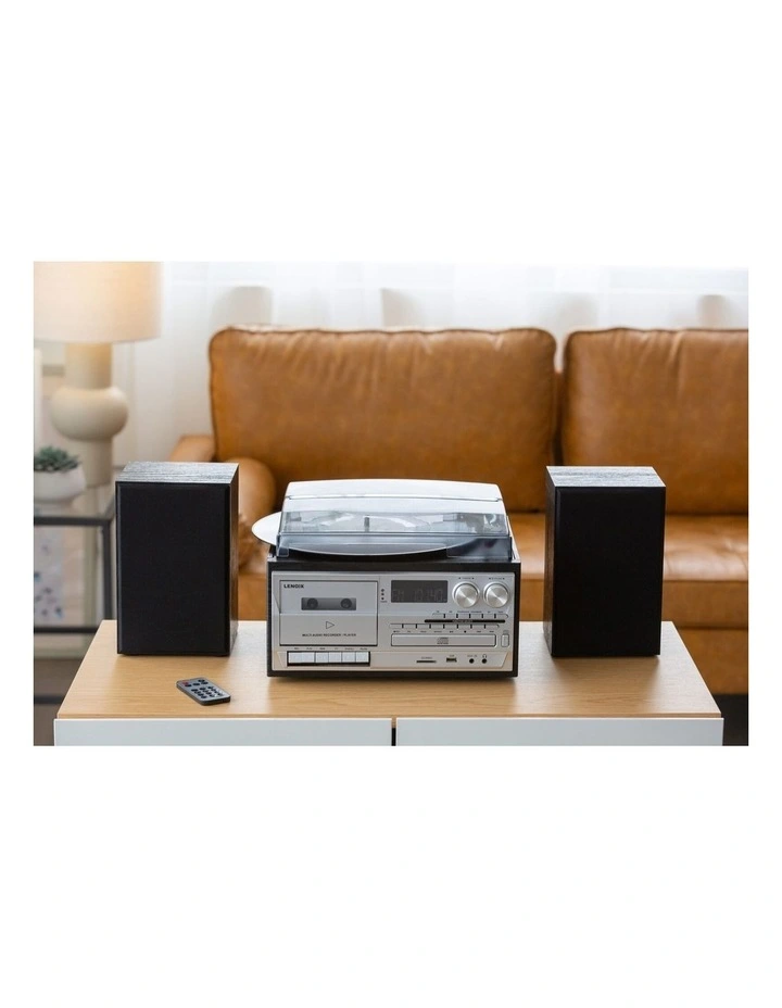 Audio Home Entertainment System Turntable in Black image 4