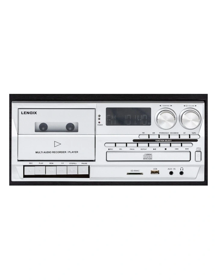 Audio Home Entertainment System Turntable in Black image 5