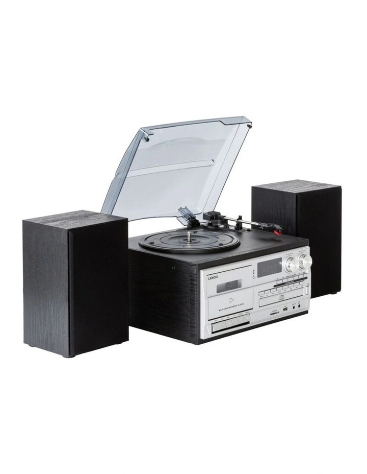 Audio Home Entertainment System Turntable in Black image 6
