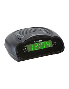 AM/FM Alarm Clock & Radio With Led Time Numbering in Green