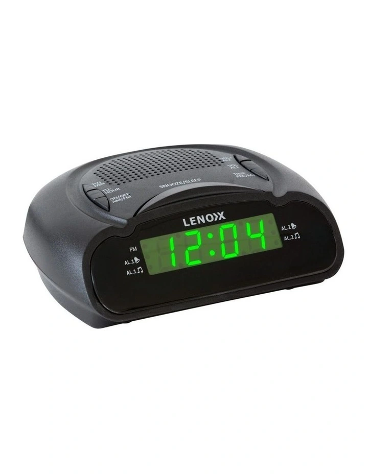 AM/FM Alarm Clock & Radio With Led Time Numbering in Green image 1