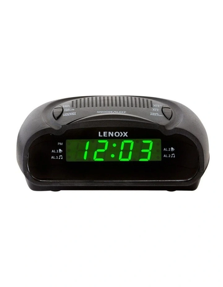 AM/FM Alarm Clock & Radio With Led Time Numbering in Green image 4