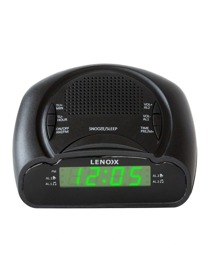 AM/FM Alarm Clock & Radio With Led Time Numbering in Green image 5