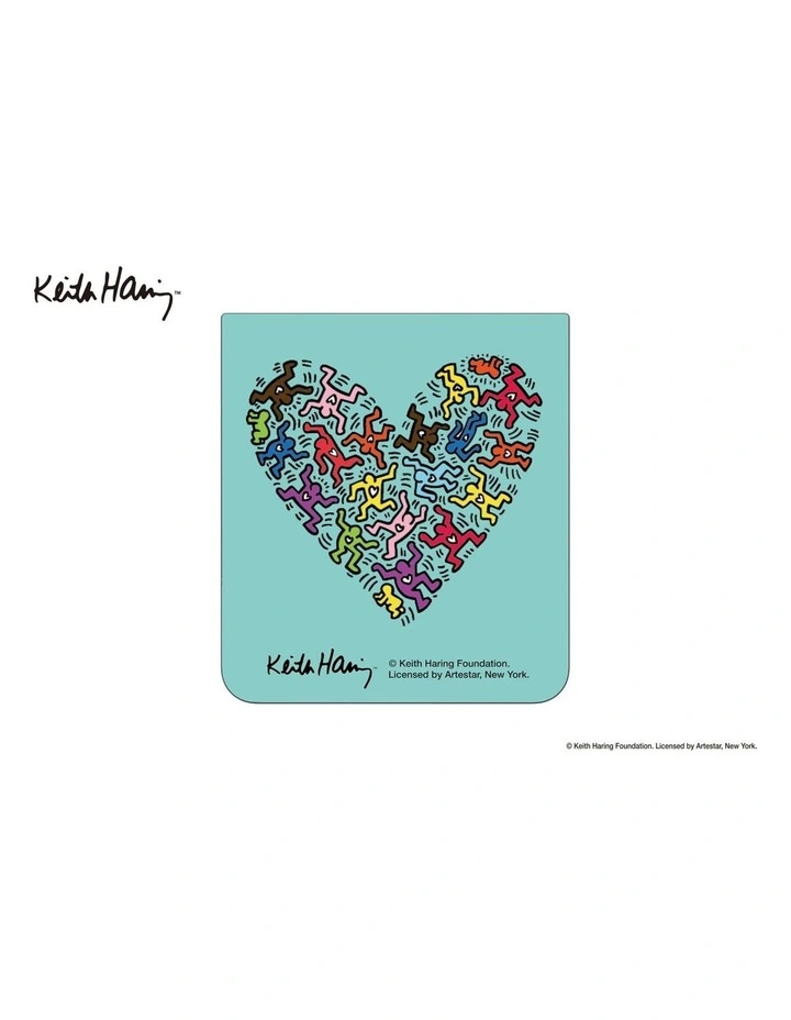 Keith Haring Love Flipsuit Case Insert for Galaxy Z Flip7 FE / Flip6 in Blue image 2