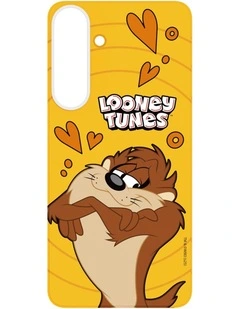 Galaxy S25+ Flipsuit Card Looney Tunes Case in Orange