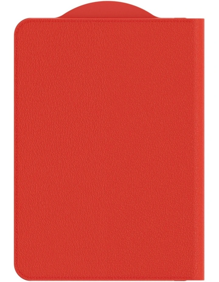 Magnet Card Wallet in Coral Red image 1