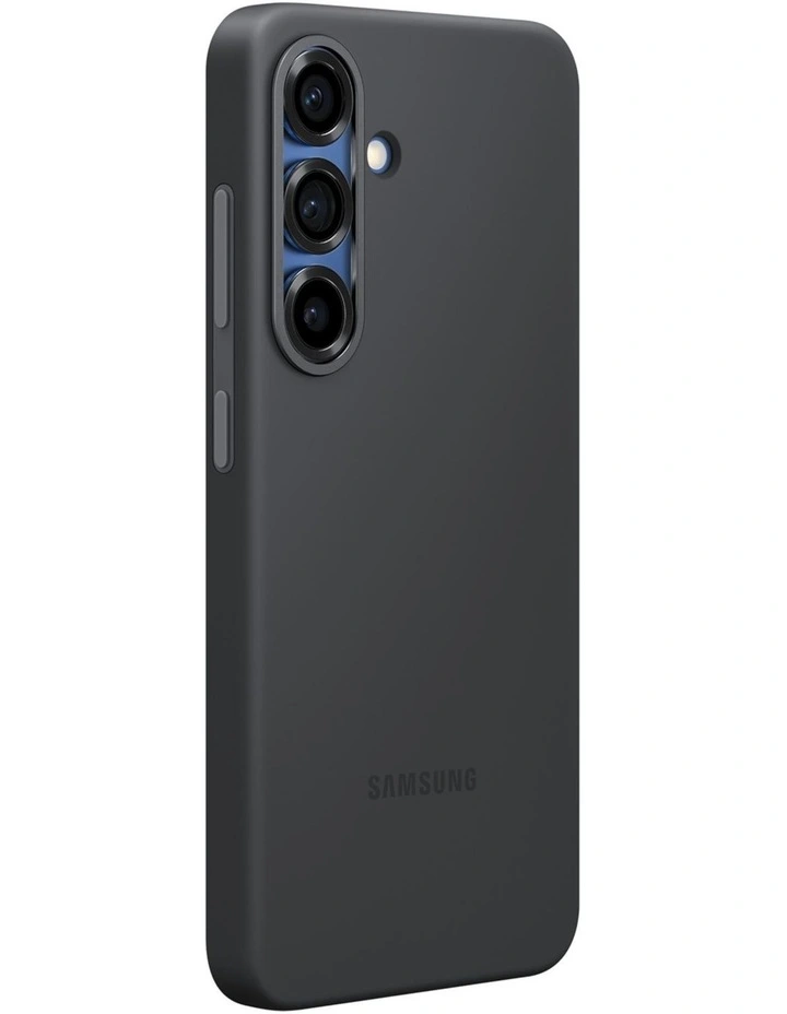 Galaxy S25 Silicone Case in Black image 3