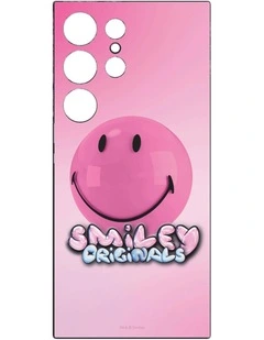 Galaxy S24 Ultra Smiley Flipsuit Case in Pink