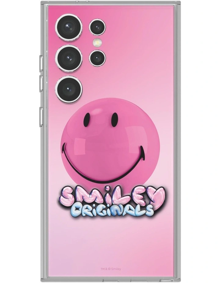 Galaxy S24 Ultra Smiley Flipsuit Case in Pink image 2