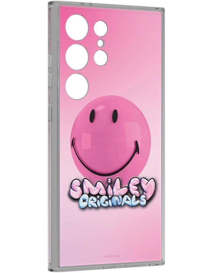 Galaxy S24 Ultra Smiley Flipsuit Case in Pink image 3