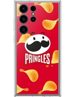 Galaxy S23 Ultra Pringles Chips Case in Red