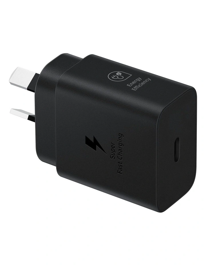 Samsung 25W USB-C Power Adapter in Black image 1