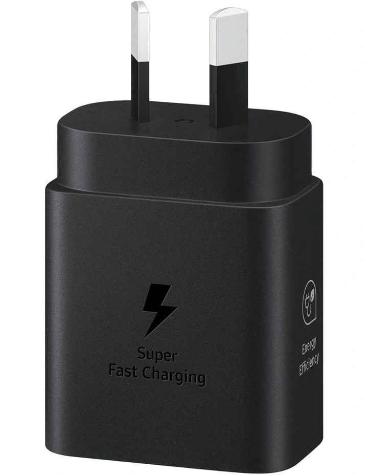 Samsung 25W USB-C Power Adapter in Black image 2