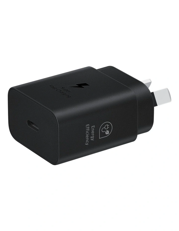 Samsung 25W USB-C Power Adapter in Black image 4