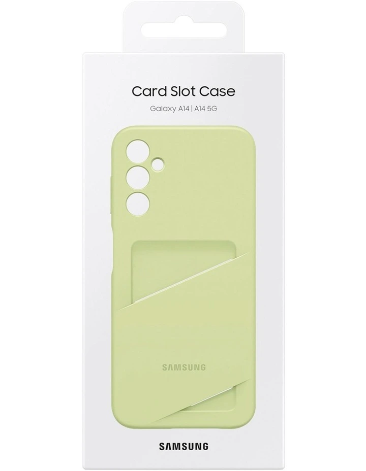 Galaxy A14 5G Card Slot Case in Lime image 7