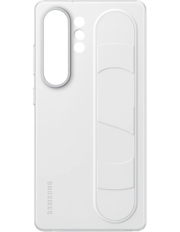 Galaxy S25 Ultra Standing Grip Case in White image 5