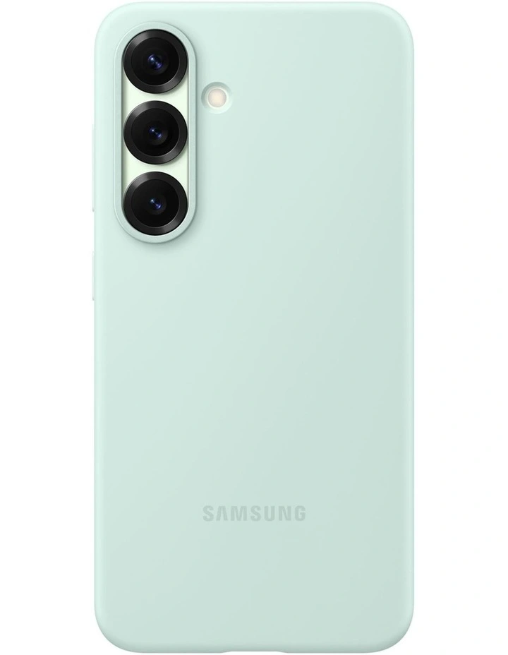 Galaxy S25 Silicone Case in Mint image 1