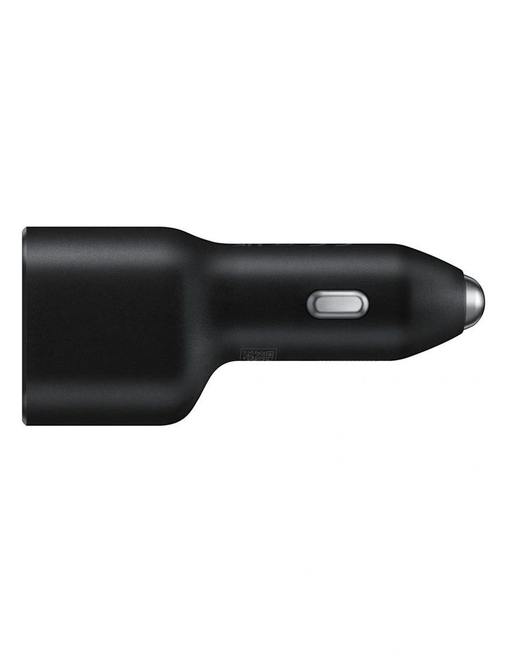USB-C To USB-A Car Charger 40w in Black image 1