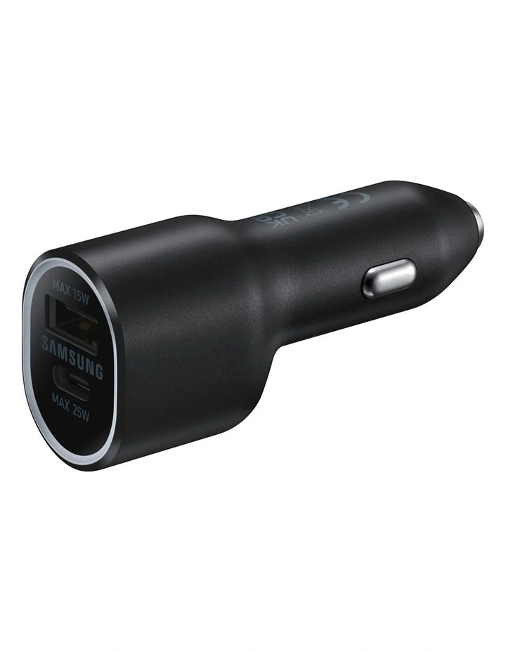 USB-C To USB-A Car Charger 40w in Black image 2