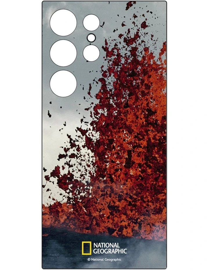 National Geographic Lava Flipsuit Case For Galaxy S24 Ultra in Red image 1