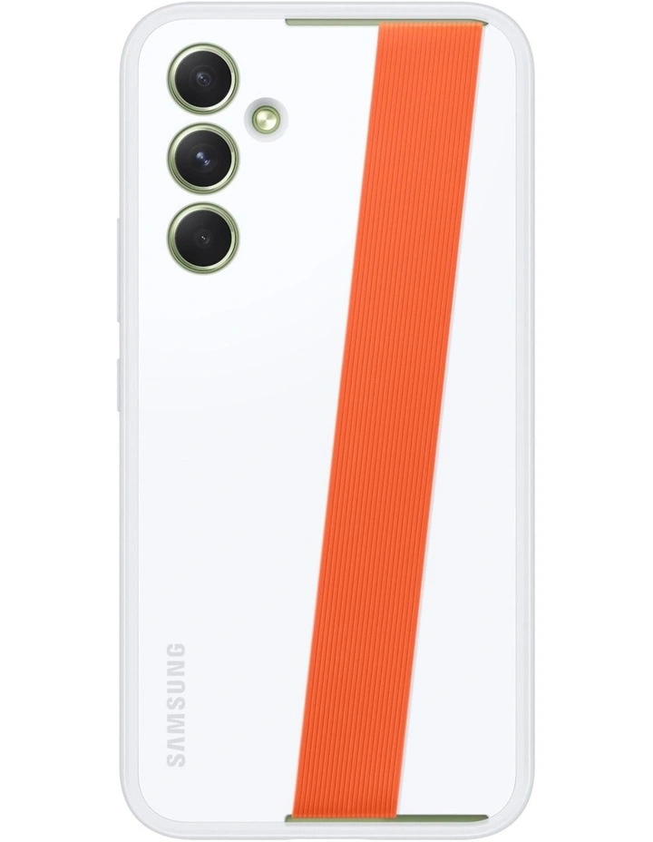 Galaxy A54 5G Haze Strap Case in White image 4