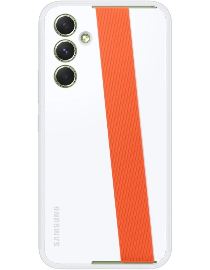Galaxy A54 5G Haze Strap Case in White image 5