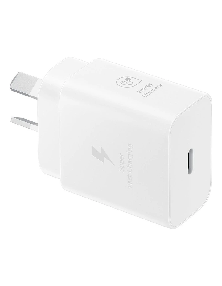 25W USB-C Power Adapter in White image 1