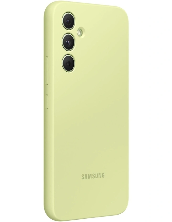 Galaxy A54 5G Silicone Case in Lime image 2