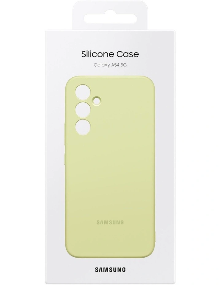 Galaxy A54 5G Silicone Case in Lime image 7