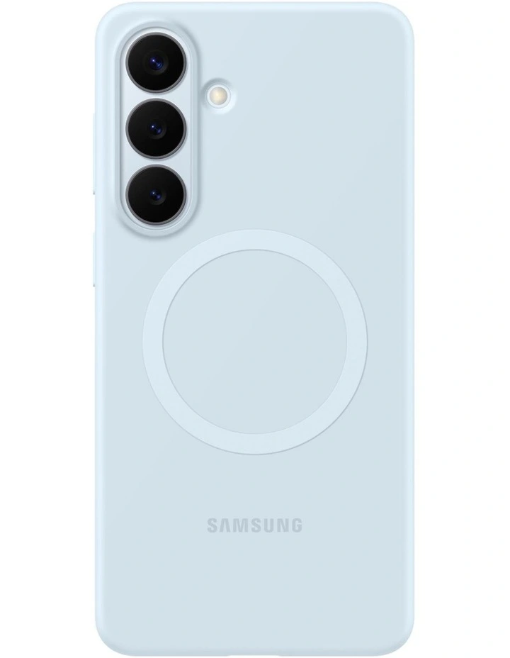 Samsung Galaxy S26  Silicone Magnet Case (Light Blue) image 1