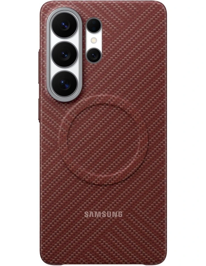 Galaxy S26 Ultra Carbon Magnet Case in Red image 1