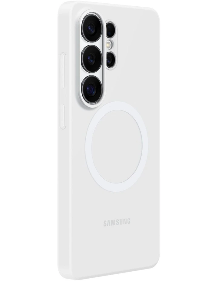 Galaxy S26 Ultra Silicone Magnet Case in White image 2