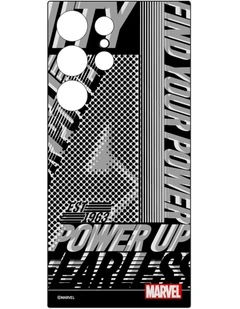 Galaxy S24 Ultra Marvel Avengers Flipsuit Case in Black