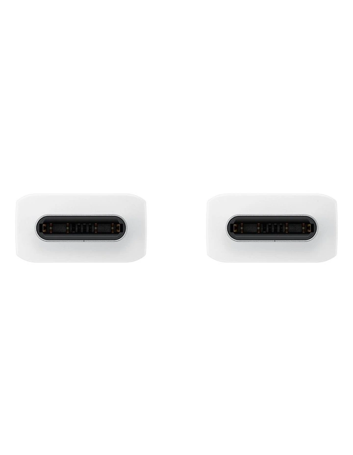 Data Cable USB-C to USB-C 15W in White image 2