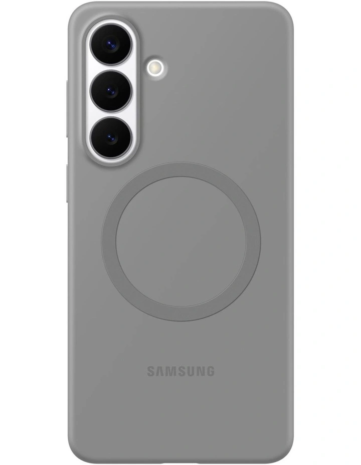 Galaxy S26+ Silicone Magnet Case in Grey image 1