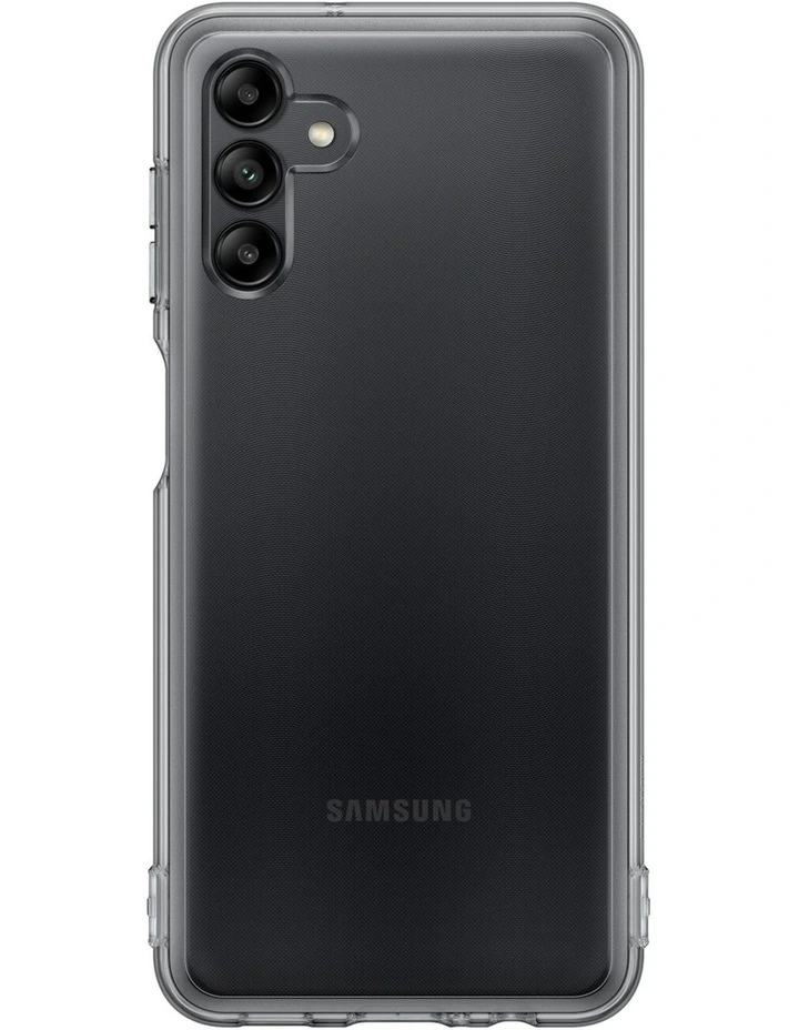 Galaxy A04s Soft Clear Cover in Black image 1