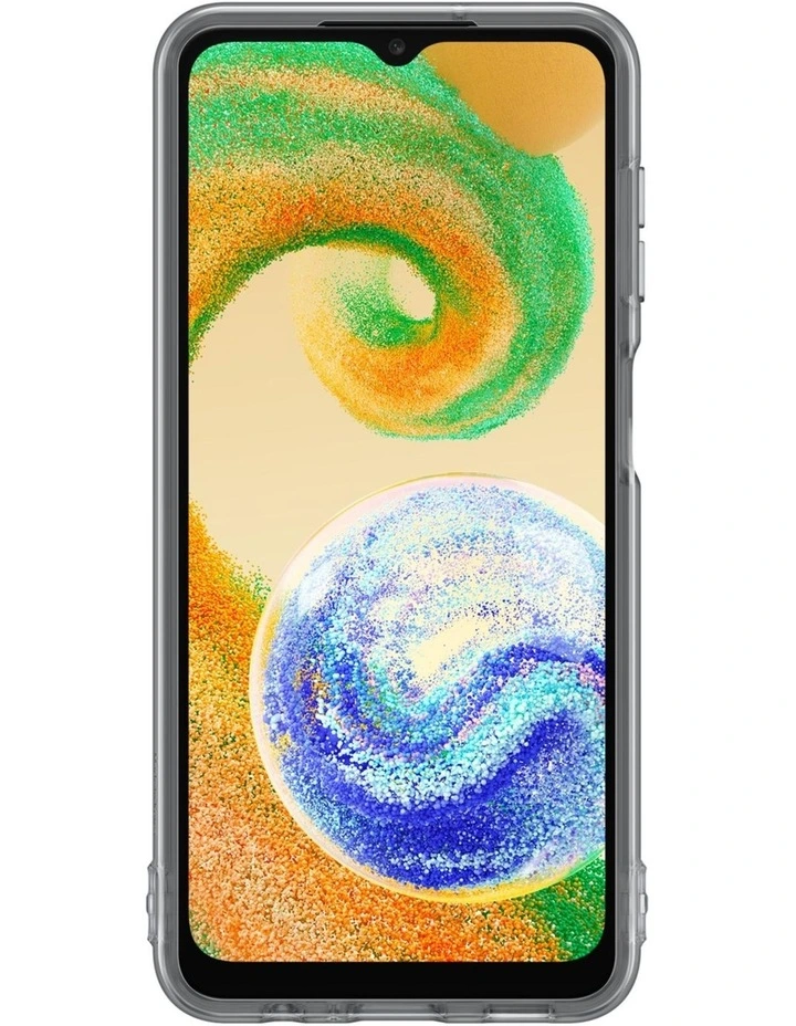 Galaxy A04s Soft Clear Cover in Black image 2