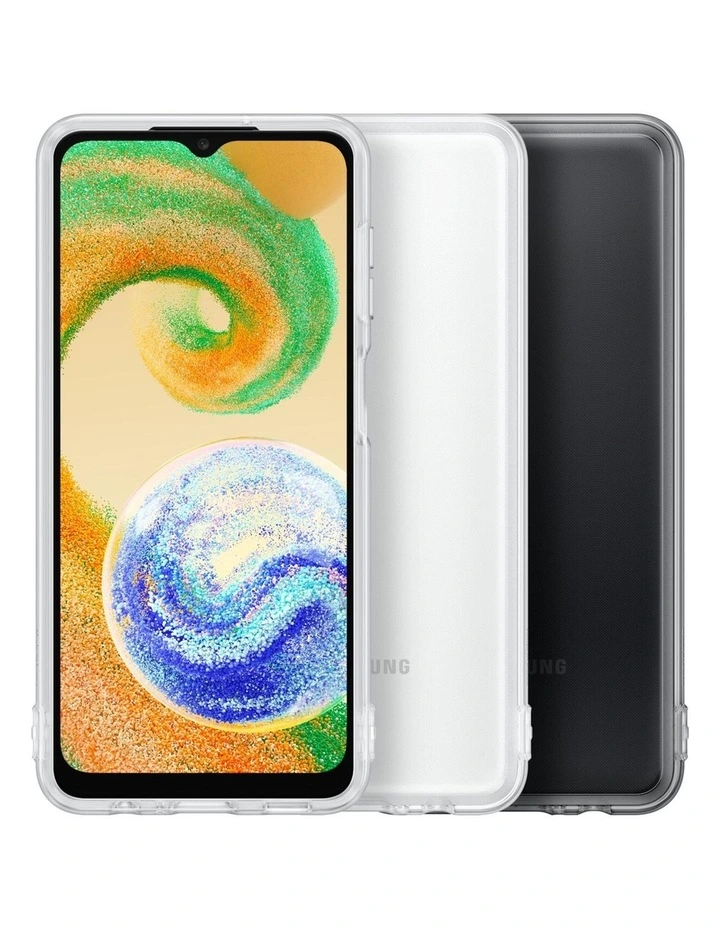 Galaxy A04s Soft Clear Cover in Black image 5