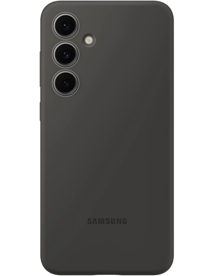 Galaxy S24 FE Silicone Case in Black image 1